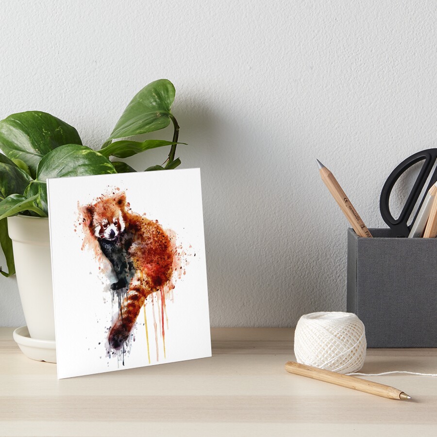 Red Panda Art Board Print