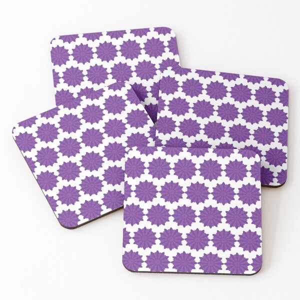 Item preview, Purple Flower Pattern designed and sold by RUMI-ART-PLANET.