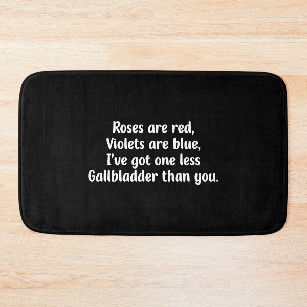Item preview, Funny No Gallbladder Poem | Surgery Recovery Humor designed and sold by Delightfully Cynical.