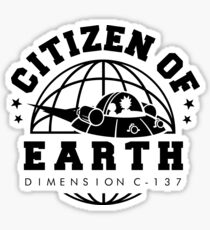 Earth Dimension C-137 Sticker