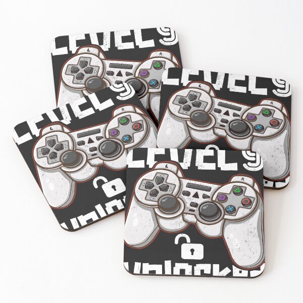 Item preview, 9th Birthday Boy Level 9 Unlocked Video Gamer Birthday designed and sold by VisualPretty.