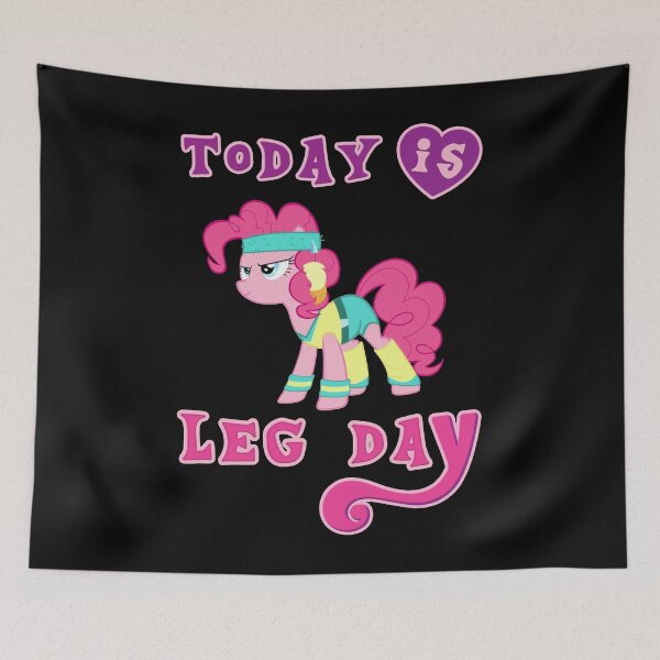 Item preview, Today is leg day gym motivation pony fitness fitted designed and sold by HubarttAriett76.