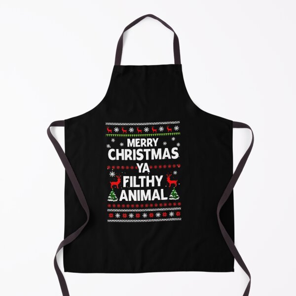 Item preview, Merry Christmas Ya Filthy Animal Ugly Christmas Sweater designed and sold by Simeon	 Dorelus.