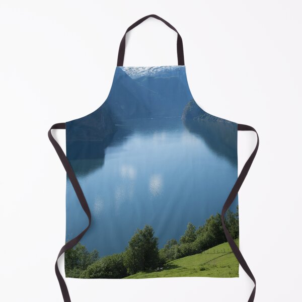 Item preview, Wonderful landscapes in Norway. Vestland. Beautiful scenery of Aurland fjord from the Aurlandsvangen view point facing to the village of Aurland and Flam. Sunny day (vertical) designed and sold by Maurizio Fabbroni.