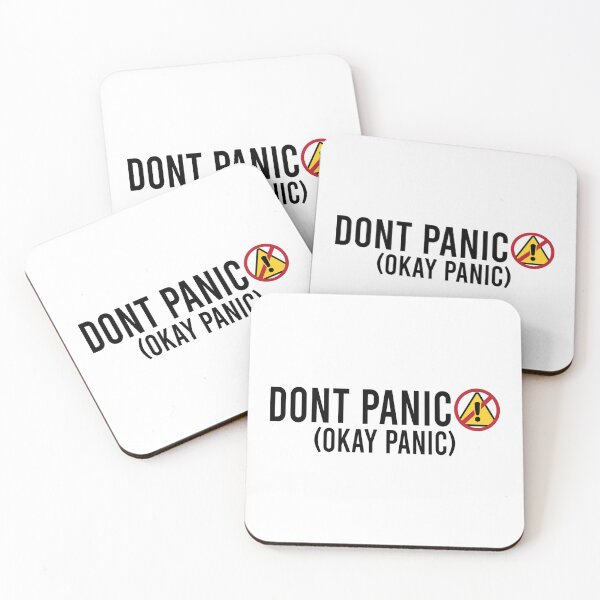 Item preview, Dont panic okay panic designed and sold by Bigilyy.