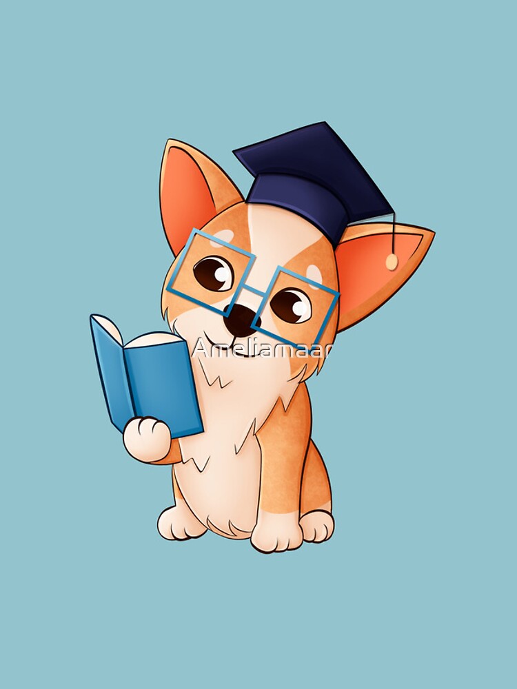 Discover Corgi goes back to school Iphone Case