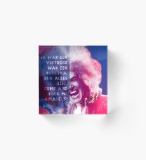Rock Me Amadeus Acrylic Block