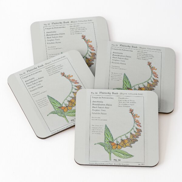 Item preview, Flutterby Bush Herbology  designed and sold by DrawBotanical.