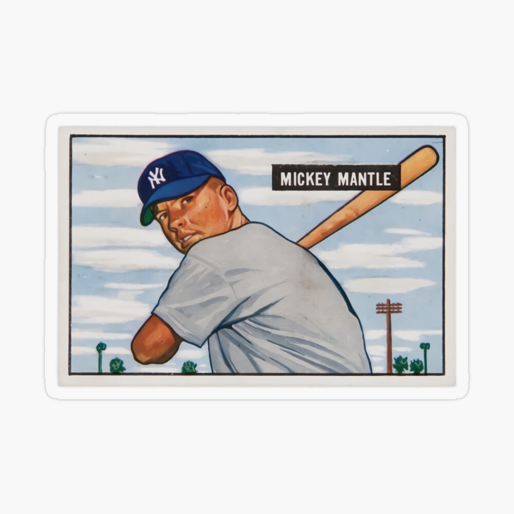 Mickey Mantle New York Yankees Youth Legend Navy/White Baseball Tank Top