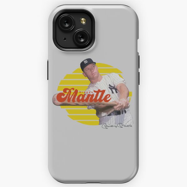 Mickey Mantle Wallpaper iPhone Cases for Sale
