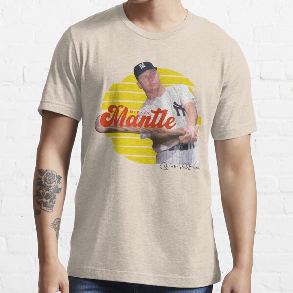 goldenlines Vintage NY Yankees Mickey Mantle #7 Navy T-Shirt