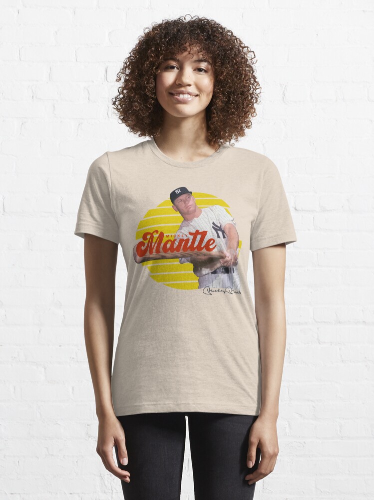 Mickey Mantle Jersey Essential T-Shirt for Sale by positiveimages