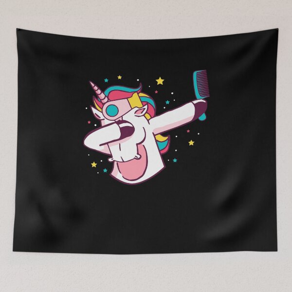 Item preview, Barber Rainbow Hair Stylist Unicorn Lover Funny Dabbing designed and sold by DoSt-997.