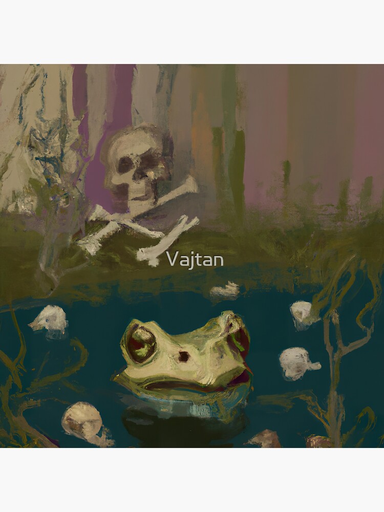 Frog in the lake by Vajtan