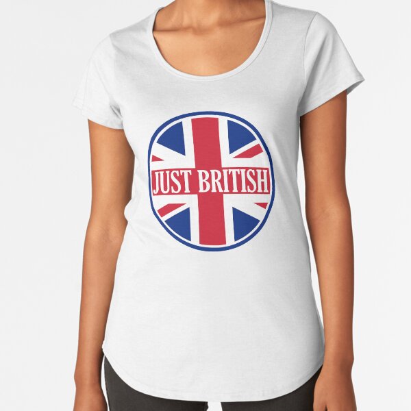 Just British Motoring Magazine Round Logo Premium Scoop T-Shirt