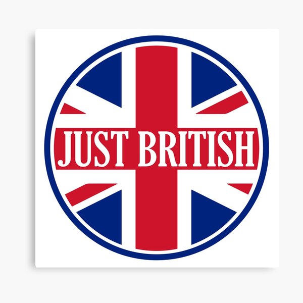 Just British Motoring Magazine Round Logo Canvas Print