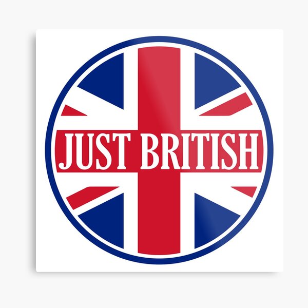 Just British Motoring Magazine Round Logo Metal Print