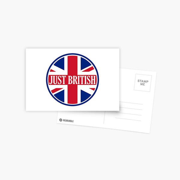 Just British Motoring Magazine Round Logo Postcard