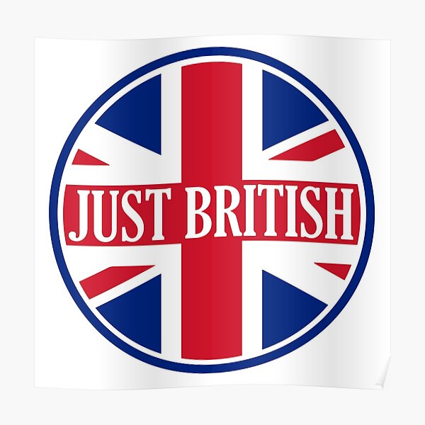 Just British Motoring Magazine Round Logo Poster