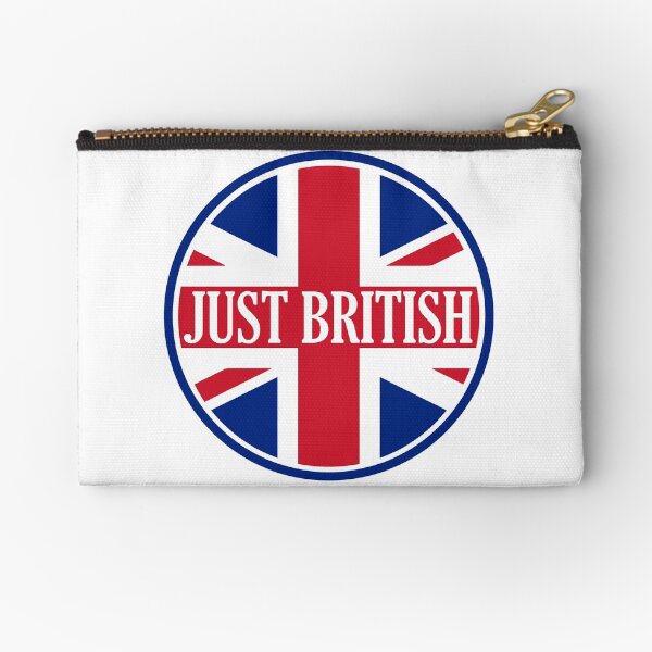 Just British Motoring Magazine Round Logo Zipper Pouch