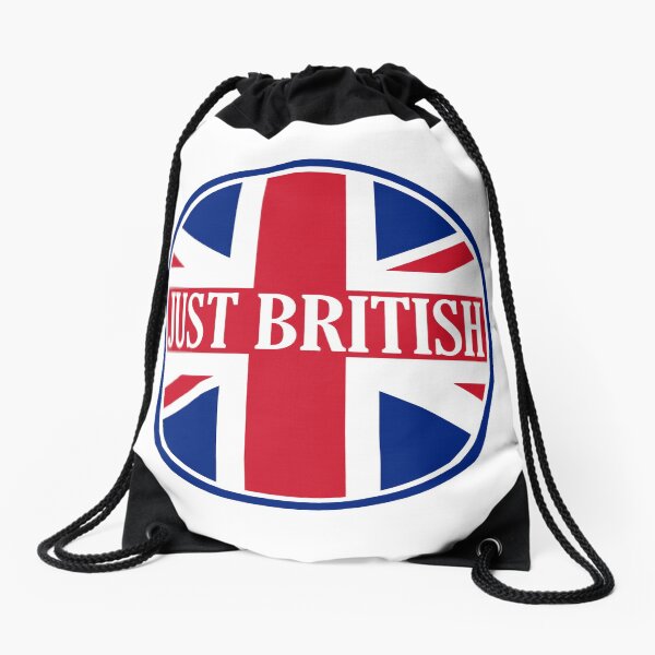 Just British Motoring Magazine Round Logo Drawstring Bag