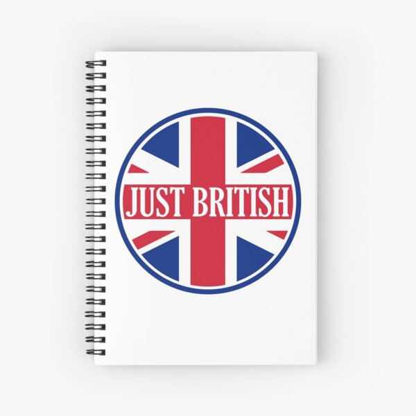 Just British Motoring Magazine Round Logo Spiral Notebook
