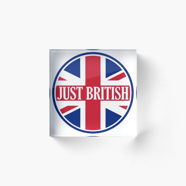 Just British Motoring Magazine Round Logo Acrylic Block