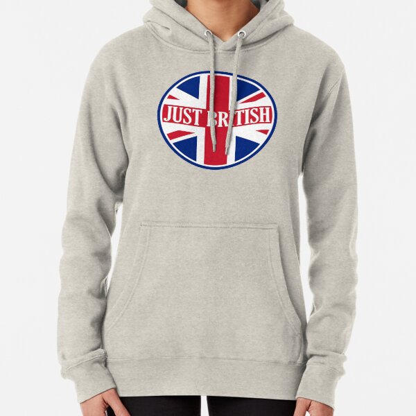 Just British Motoring Magazine Round Logo Pullover Hoodie