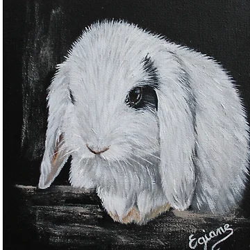 Artwork thumbnail, White Rabbit by Egiane