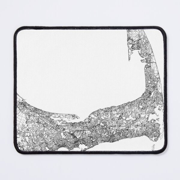 Item preview, Cape Cod White Map designed and sold by multiplicitymap.