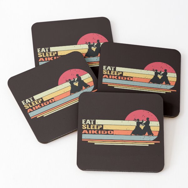 Item preview, Eat Sleep Aikido, Funny Aikido, Martial Art Saying designed and sold by Aerial Addicts.