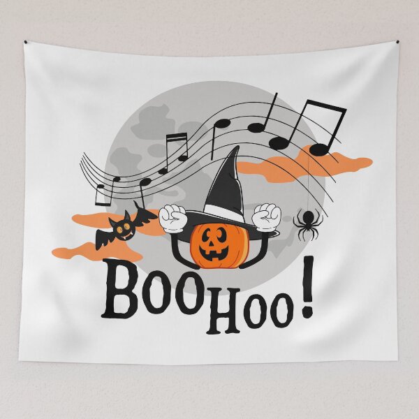 Item preview, Halloween Scary Evil Pumpkin Funny Pumpkin Head  designed and sold by The Glasses Girl.