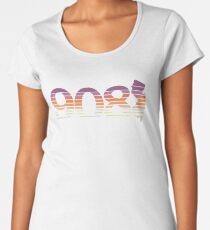 908 New Jersey Sunset Gradient Women's Premium T-Shirt