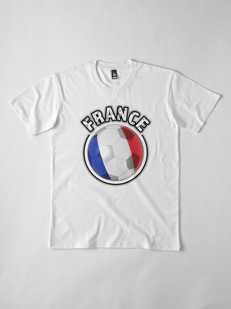 Alternate view of France - Soccer Supporters Premium T-Shirt