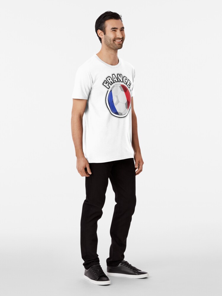 Alternate view of France - Soccer Supporters Premium T-Shirt