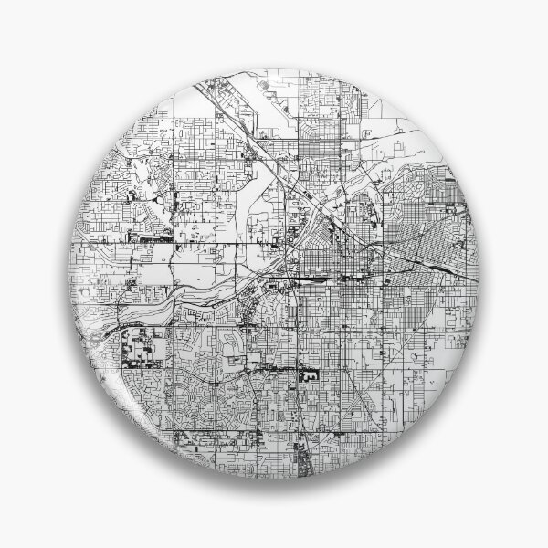 Item preview, Bakersfield White Map designed and sold by multiplicitymap.