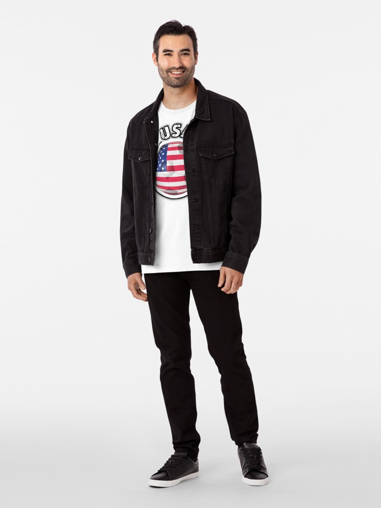 Alternate view of USA - Soccer Supporters Premium T-Shirt
