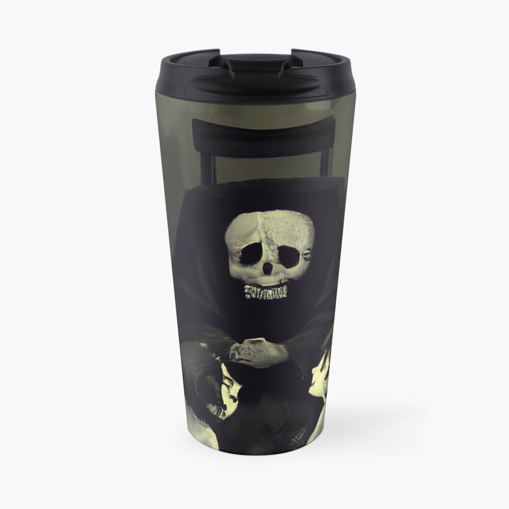 The skeleton grandmother and her children Travel Coffee Mug