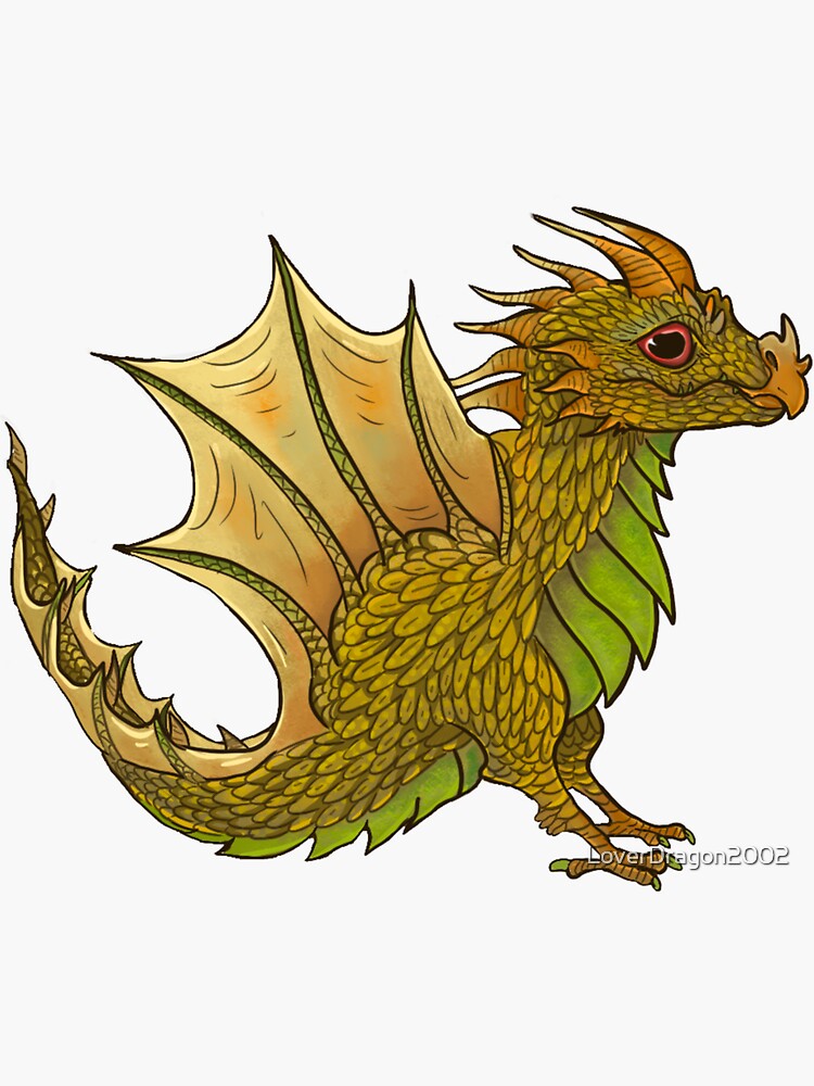 Yellow Dragon by LoverDragon2002
