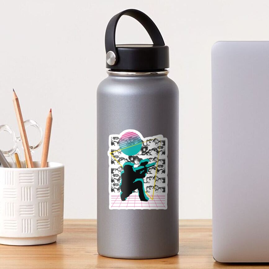 Vaporwave Paintball Sticker