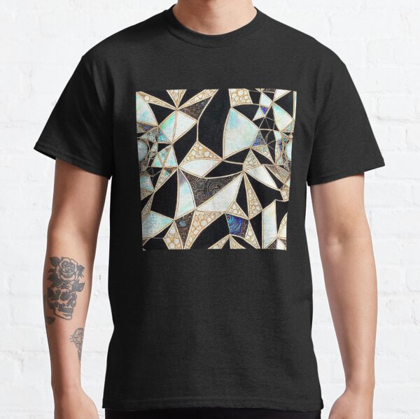 Wild Mosaic with Mother of Pearl Inlay Classic T-Shirt