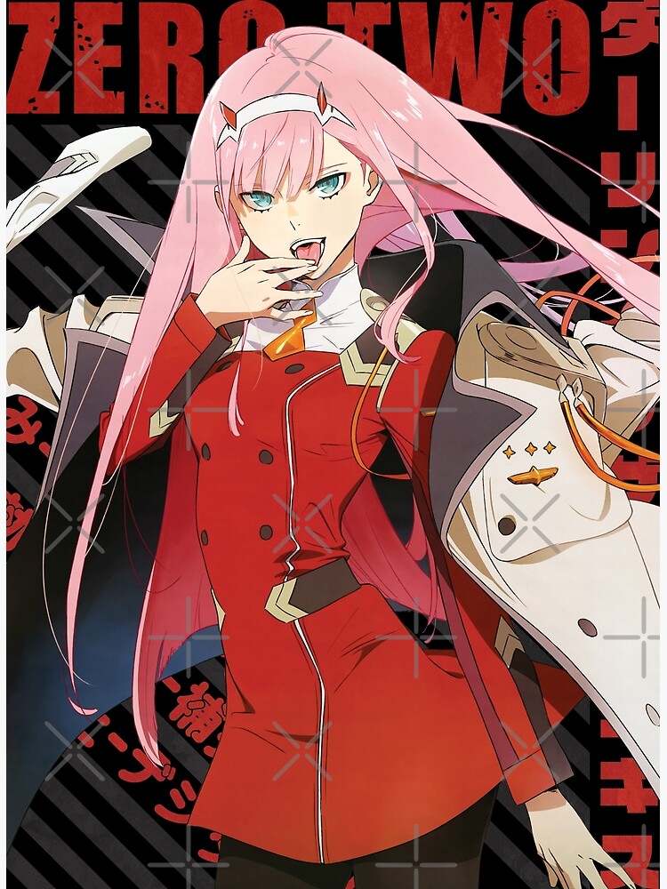 Zero two, Anime darling in the franxx! Poster for Sale by The