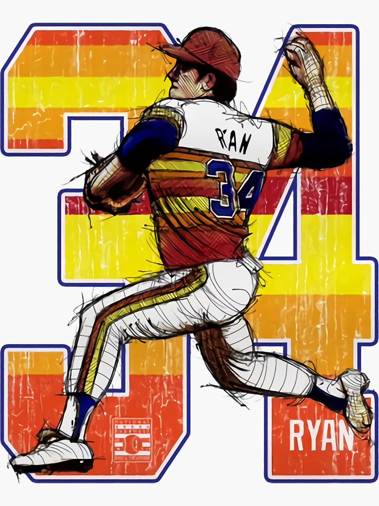 Nolan Ryan Stickers for Sale