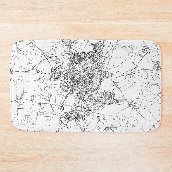 Item preview, Cambridge White Map designed and sold by multiplicitymap.