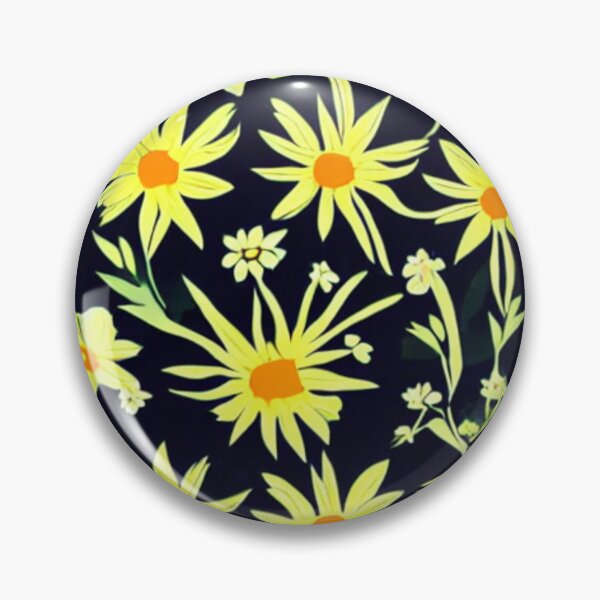 Item preview, Yellow Flower Pattern  designed and sold by Music-design-22.