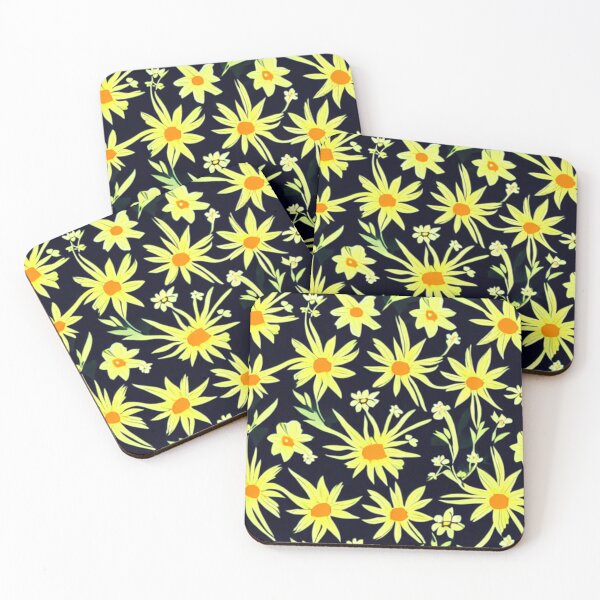 Item preview, Yellow Flower Pattern  designed and sold by Music-design-22.
