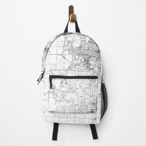 Item preview, Cedar Rapids White Map designed and sold by multiplicitymap.