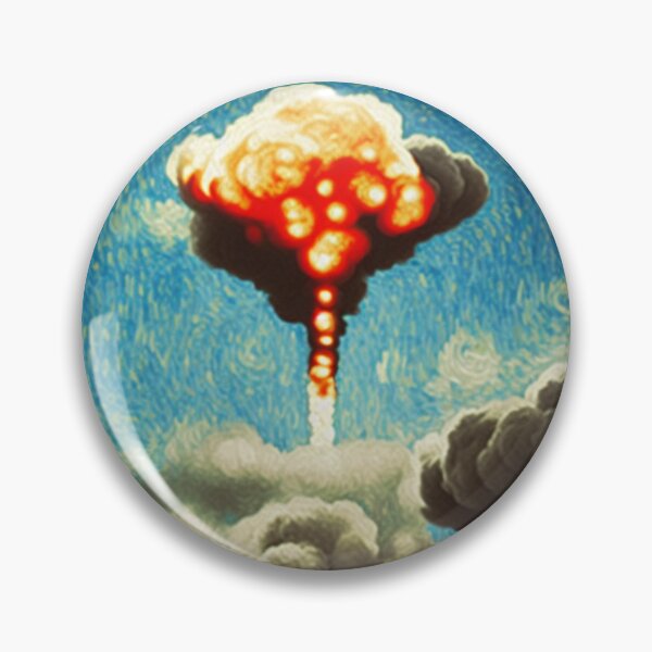 Item preview, Nuclear bomb explosion in the style of Van Gogh designed and sold by Pelicando.