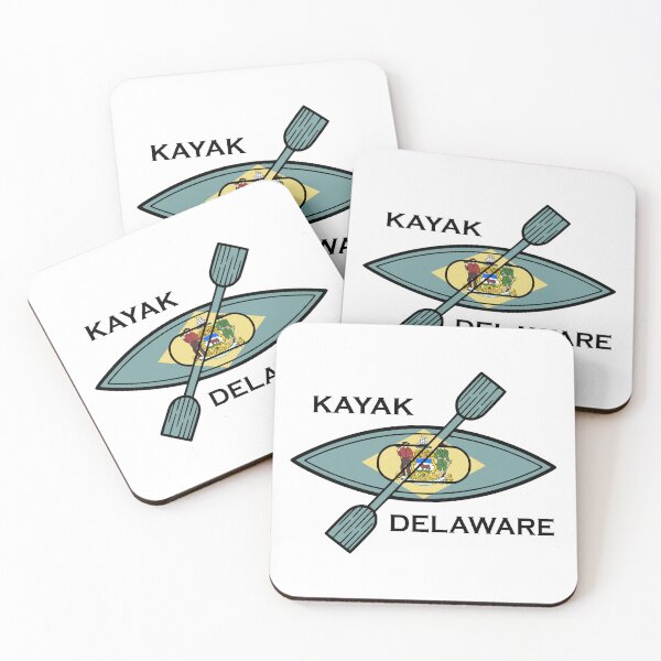 Item preview, Kayak Delaware Flag designed and sold by Esskay Designs.