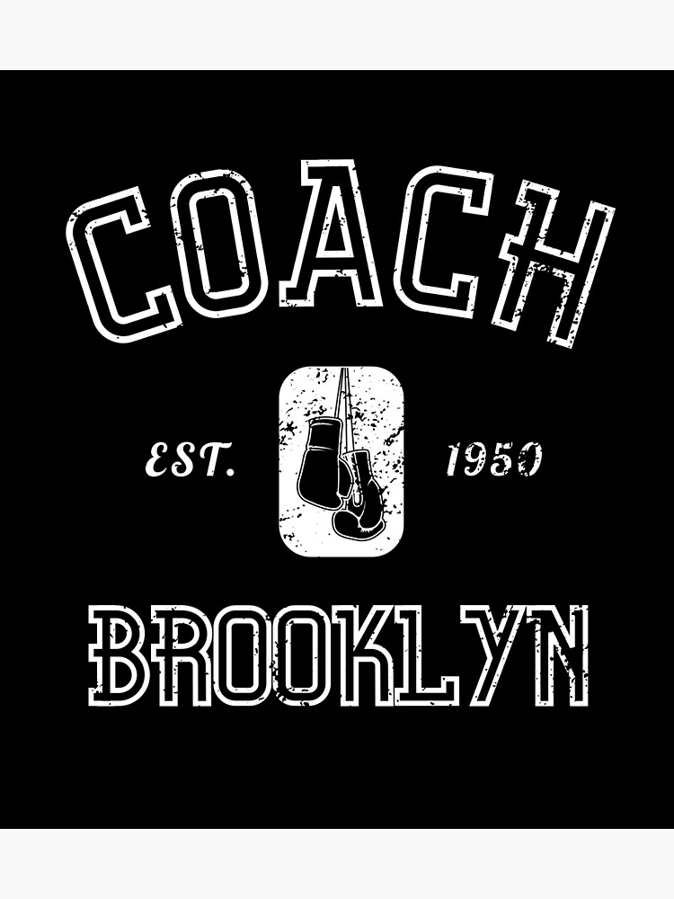 "Boxing Coach Brooklyn New York" Poster for Sale by dadinho89 Redbubble